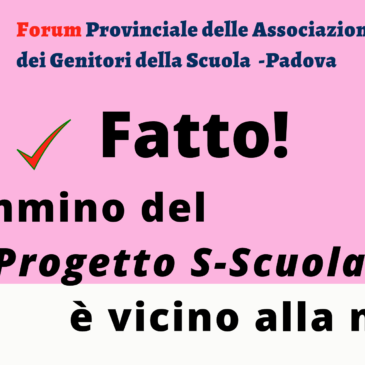 Progetto S-Scuola finanziamento Regione Veneto